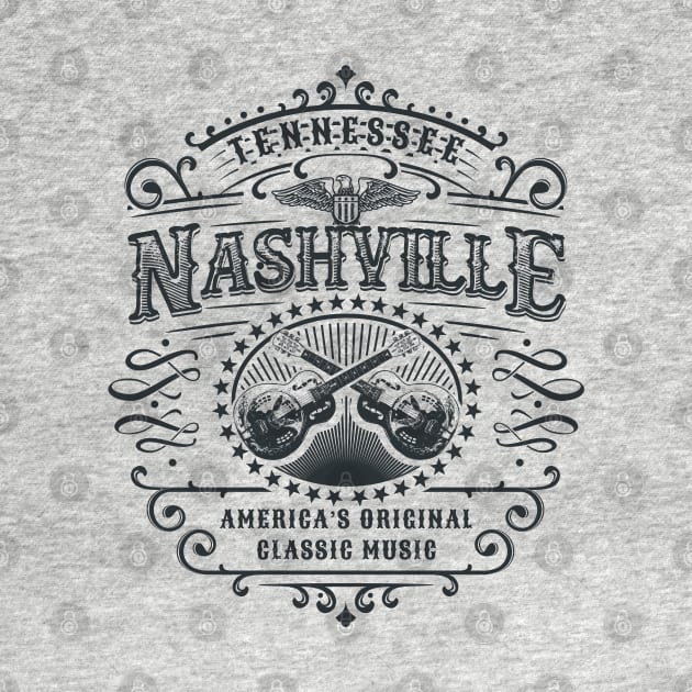 Nashville Tennessee America's Classic Music by Designkix